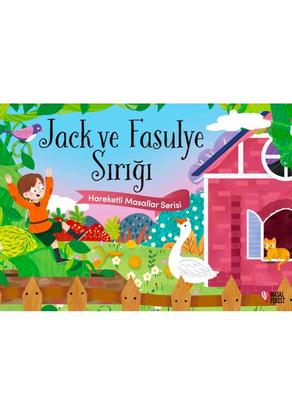 Jack ve Fasulye Sırığı - Hareketli Masallar Serisi (Ciltli)