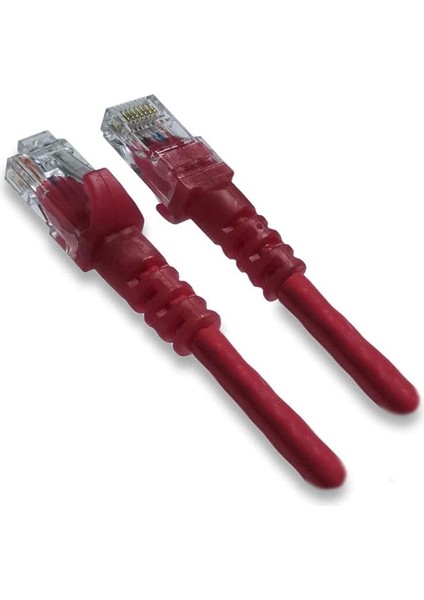 15 Metre Cat6 Network-Ağ-Ethernet Kablosu Kırmızı
