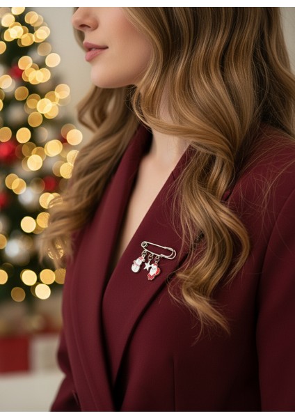 Yılbaşı Iskoç Yaka Iğnesi fiyatları