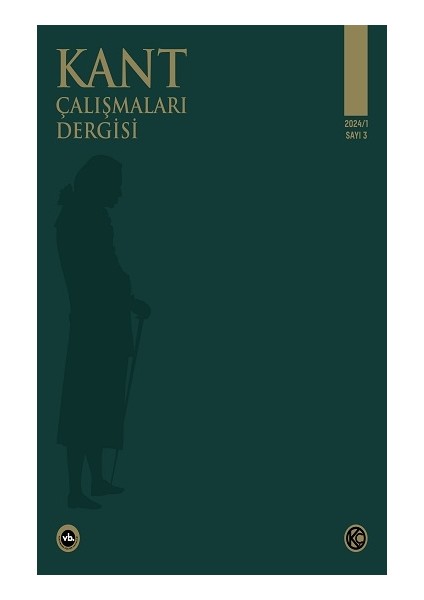 Kant Çalışmaları Dergisi Sayı 3