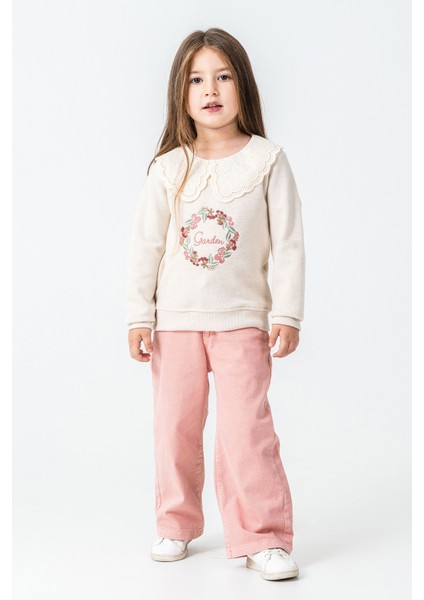 Garden Nakışlı Kız Çocuk 2\'li Takım - 26K 6335