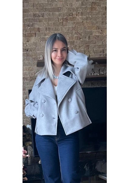 Premium Kalite Kadın Kısa Kaşe Kaban | Trend Oversize Muadil Model fırsatları