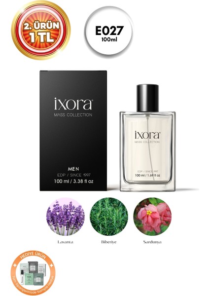 Ixora E027 Freshen Erkek Parfüm 100 ml