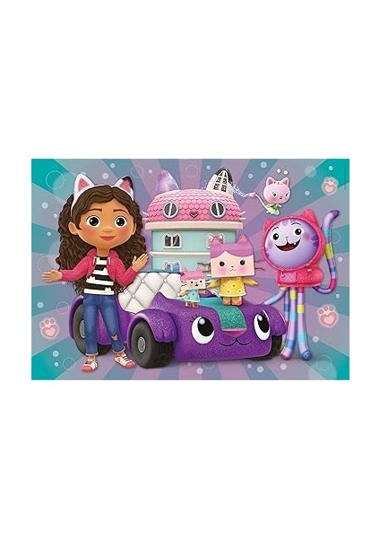 24802 Gabby's Dollhouse Puzzle, Çok Renkli fırsatları