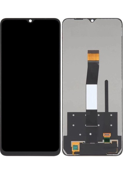 Xiaomi Uyumlu Redmi 12C LCD Ekran Dokunmatik Siyah Çıtasız