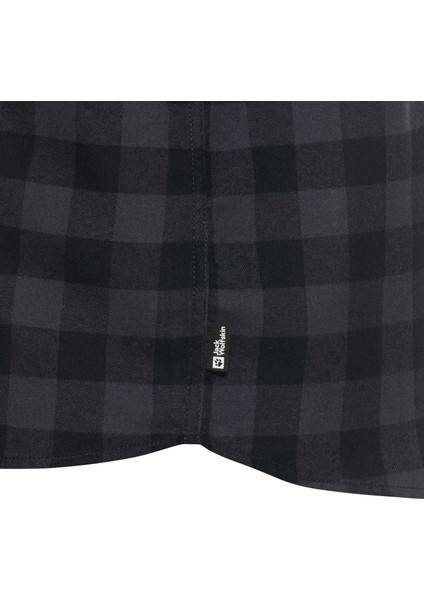 Lite Flannel Shirt Erkek Gri Gömlek modelleri