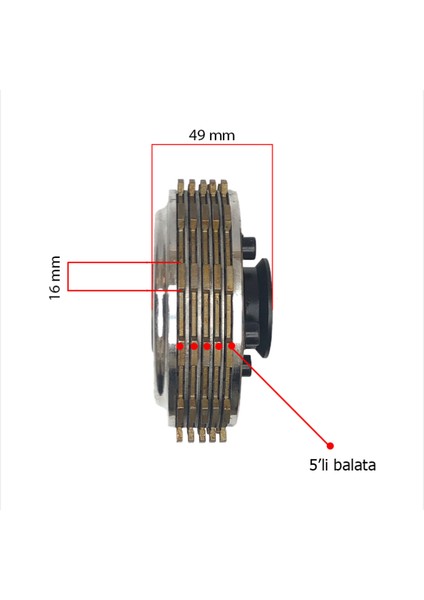 Kaan Çapa Makinası Balatası Komple modelleri