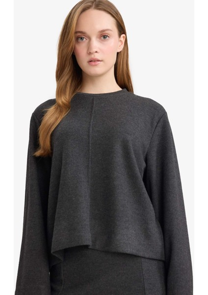 Loose Fit Uzun Kollu Tunik