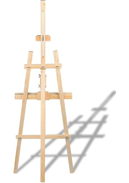 Doğal Seramik Hamuru Şövale 172 cm Ahşap Resim Şovalesi Ressam Sehpası Ayarlanabilir indirimleri