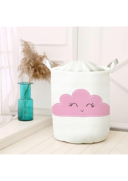 Amaçlı Oyuncak Saklama Kutusu Kirli Çamaşır Piknik Sepeti Katlanır Düzenleyici Keçe Model 40043