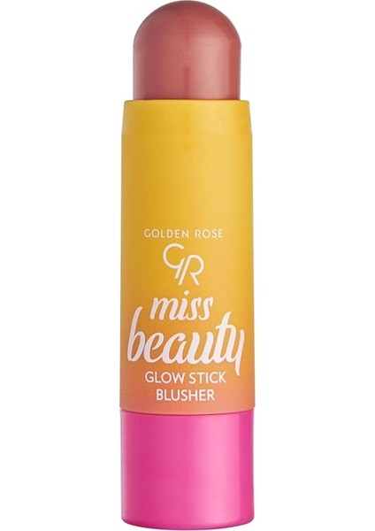 Rose Miss Beauty Glow Stick Blusher Çubuk Allık No:02 Dusty Rose