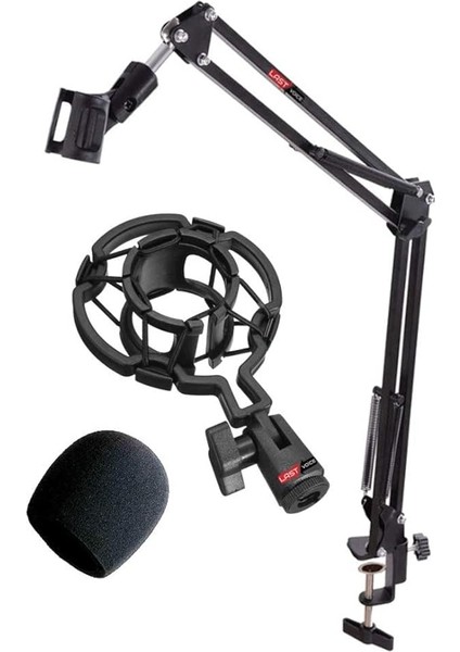 NB39X Mikrofon Standı + Shock Mount + Sünger Seti