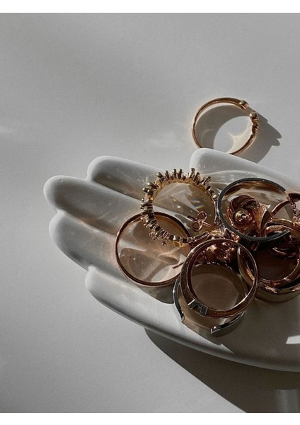 Mini El Aksesuar Tabağı Dekoratif Beton