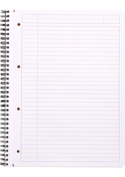 Çizgili Spiralli Defter, Siyah, 225X297 mm fiyatları