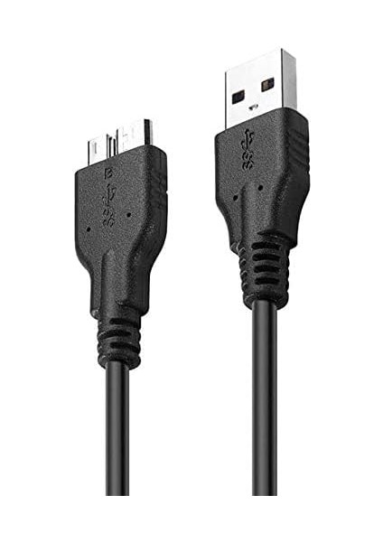 USB 3.0 Mikro Kablo, Harici Sabit Sürücü Kablosu USB 3.0 Tip A Erkek - Mikro B Kablosu Samsung Galaxy S5 Note 3 ile Uyumlu, Kamera, Harici Sabit Disk, HDD 0,5 M modelleri