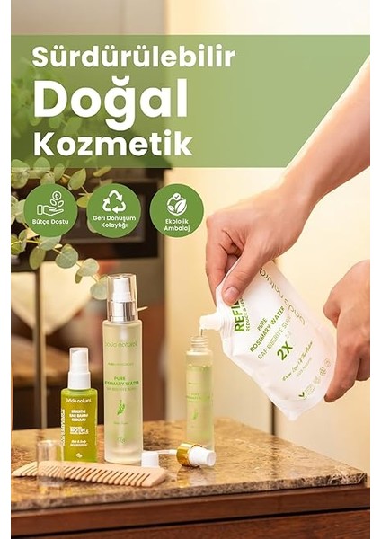 Natural Biberiye Suyu Güçlendirici Saç Toniği Refill Paket 200 ML%100 Doğal ve Saf fiyatları