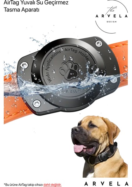 Ilqaan Airtag Yuvalı Köpek Tasma Aparatı