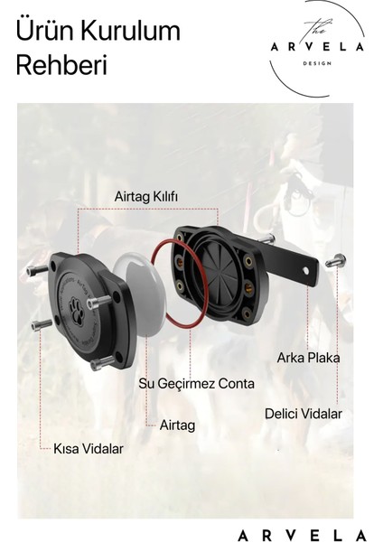 Ilqaan Airtag Yuvalı Köpek Tasma Aparatı fırsatları