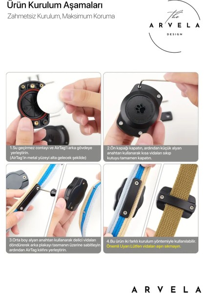 Ilqaan Airtag Yuvalı Köpek Tasma Aparatı indirimleri