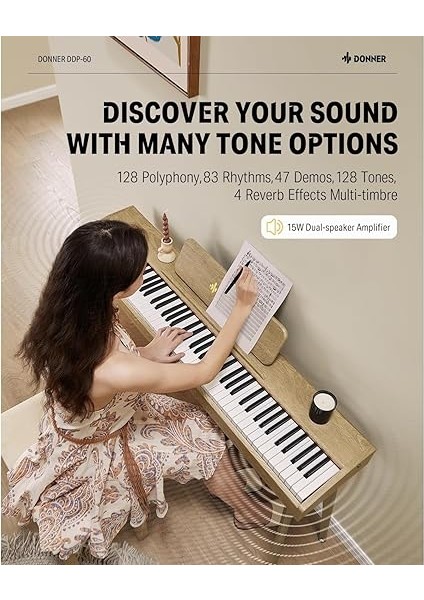 Ddp-60 Dijital Piyano (Light Oak) modelleri