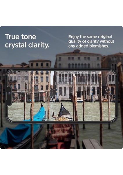 iPhone 14 / 13 / 16E / 13 Pro ile Uyumlu Hayalet Cam Ekran Koruyucu Kolay Kurulum Glas.tr Ez Fit Privacy Hd (2 Adet) - AGL03388 indirimleri