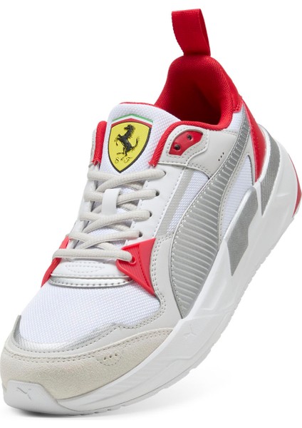 30876205 Ferrari Trinity 2 Puma Whi Beyaz - Kırmızı Erkek Lifestyle Ayakkabı modelleri