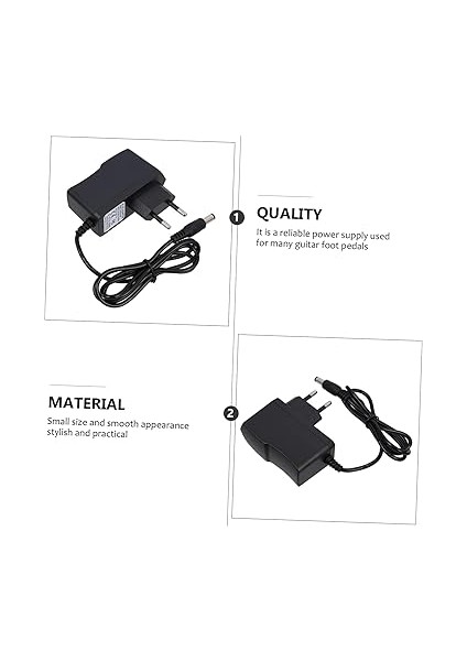 1 Bilgisayar Efekt Güç Kaynağı Taşınabilir Güç Akü Şarj Cihazı Pil Şarj Aleti Içilebilir Şarj Cihazı Gitar Efekti Şarj Aracı Yaratıcı Güç Aracı Basit Plastik Uzatma Hattı Dc modelleri
