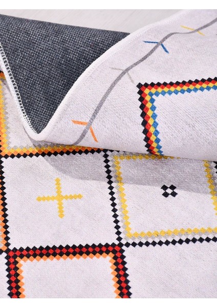 Otantik MDL492 Modern Baskı Halı Silinebilir Yıkanabilir Salon Antre Mutfak Halı Yolluk modelleri