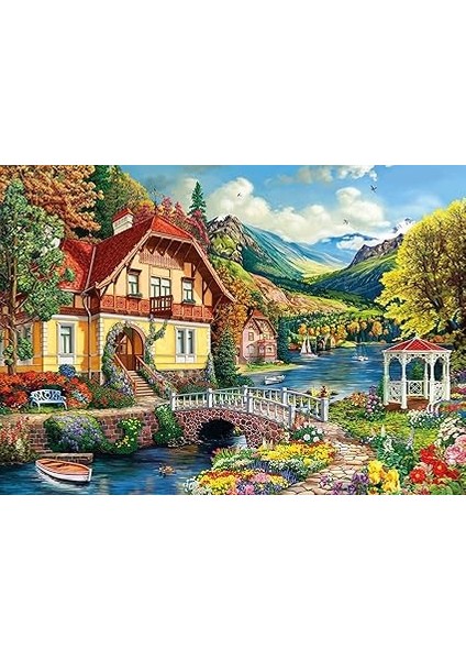 Games 3000 Parça Gölet Kenarındaki Ev Puzzle fiyatları