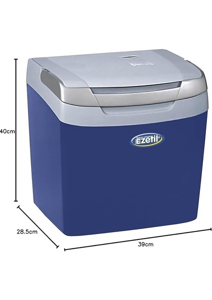 Unisex Ezetil E26 Oto Buzdolabı 12V 25.5 Lt, Mavi indirimleri