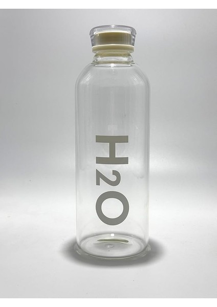 Home 1000 ml Renkli Kapaklı Borosilikat Cam Matara – Sızdırmaz Çevirmeli Vakumlu Kapaklı Suluk,bpa Içermez, Isıya Dayanıklı, Geniş Ağızlı, Şık ve Dayanıklı Cam Su Şişesi (Beyaz)