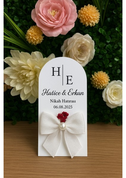 Uv Baskı Pleksi Magnet Söz, Nişan, Nikah, Düğün, Kına 10 Adet