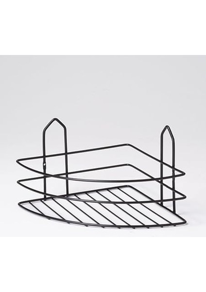 Mark Premium Tek Katlı Köşeli Duş Rafı Paslanmaz Siyah fiyatları