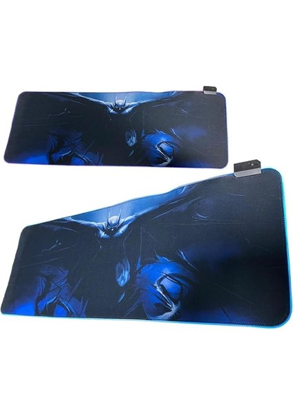 80X30CM Büyük Boy Xxl Resimli Desenli Mousepad Rgb LED Işıklı Gaming Gamer Oyuncu Mouse Pad