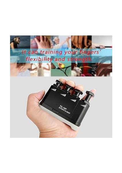 Parmak Eğitmen, Taşınabilir Plastik El Kavrama Eğitmen Gitar Piyano Için Müzik Aletleri Aksesuarı indirimleri