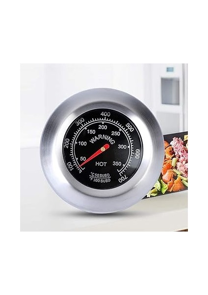 Paslanmaz Çelik Sigara Içen Mangal, 2 Adet, Barbekü Termometresi, Manometre, Paslanmaz Çelik, Bimetalik, Mutfak Kızartma, Gösterge Termometresi, Celsius ve Fahrenheit 100 – 700 ℉ fırsatları