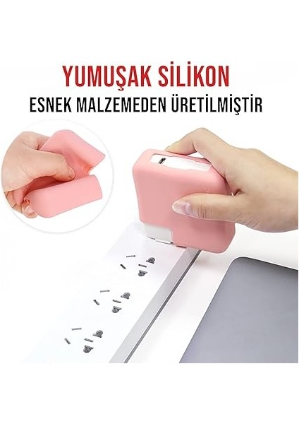 Şarj Aleti Silikon Kılıfı Macbook Air Magsafe 1-2 45W ve 70W ile Uyumlu Pembe indirimleri