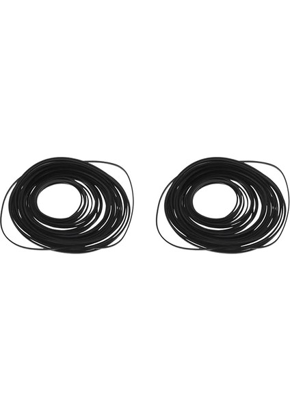 100 Adet Evrensel Mix Kaset Bant Makinesi Kemerleri Çeşitli Ortak Düz Kauçuk Kemer Kaydediciler Için CD DVD Sürücü