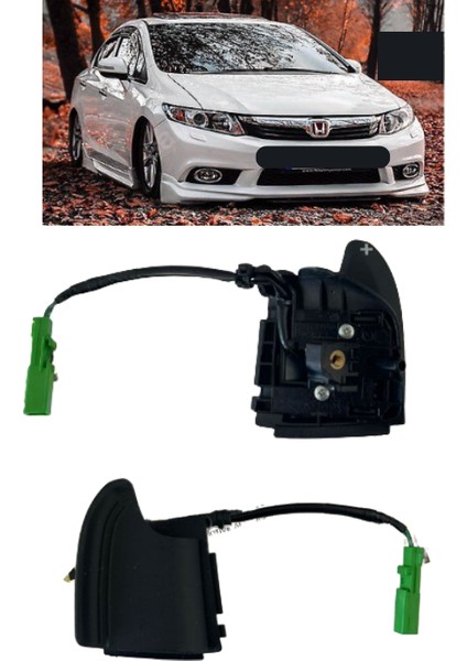 [honda Civic Direksiyon Düğmesi Pedal Ship Vites F1 Artı Fb7]