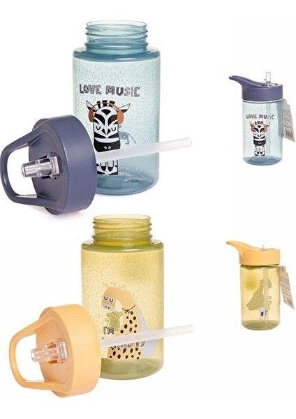 Moısy Pipetli Alıştırma Bardağı/ Suluk Ikili Set Zebra ve Dino Desen fiyatları
