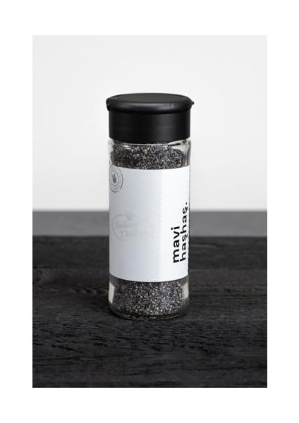Baharat Dükkanı Mavi Haşhaş 60GR (Cam)