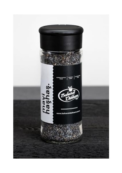 Baharat Dükkanı Mavi Haşhaş 60GR (Cam) modelleri