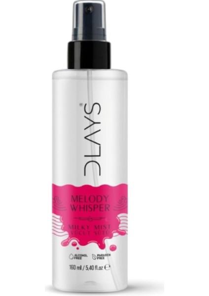 Dlays Melody Whisper Milky Mist 160 ml Kadın Vücut Sütü fiyatları