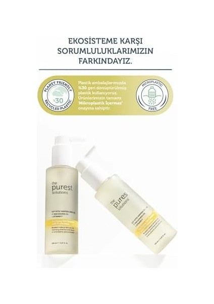 The Purest Solutions Postbiyotik Içerikli Multifonksiyonel Arındırıcı Temizleme Yağı 150 ml
