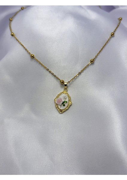 Vintage Buket Çelik Kolye