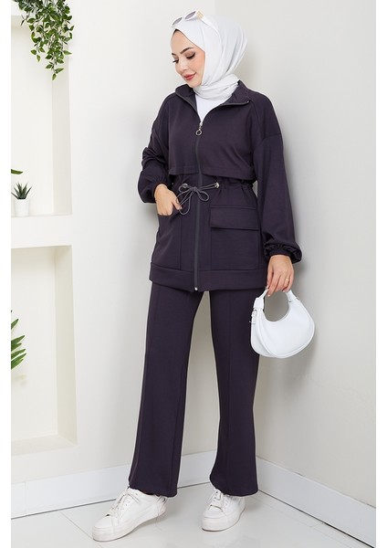 Kapak Cepli Oysho Ikili Takım 1652 - Antrasit modelleri