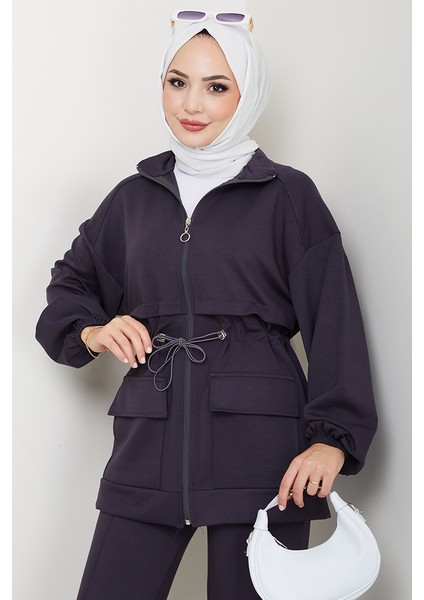 Kapak Cepli Oysho Ikili Takım 1652 - Antrasit fırsatları