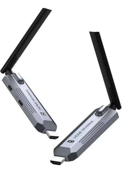 Kablosuz HDMI Verici ve Alıcı Kiti - Uydudan Projeksiyona | 150 Metre Menzil | 1080P 60Hz Notebook'dan Tv'ye Görüntü Aktarımı | Hd-Tx-Rx | Tak-Çalıştır | Çoklu Cihaz Desteği - G146 HDMI