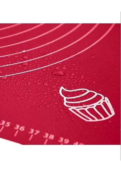 Home 65X45 Kırmızı Hamur Açma Matı (Kırmızı, 65X45) modelleri