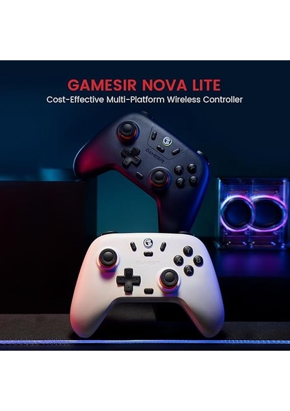 Nova Lite Çoklu Platform Kablosuz Oyun Kumandası, Pc, Steam, Switch, Ios ve Android Uyumlu Hall Effect 20Hz Turbo (Space Purple) fiyatları